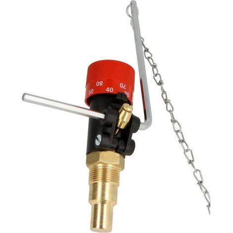 Regolatore di tiraggio FR124 3/4 resideo / regolatore d'aria honeywell (1/2)
