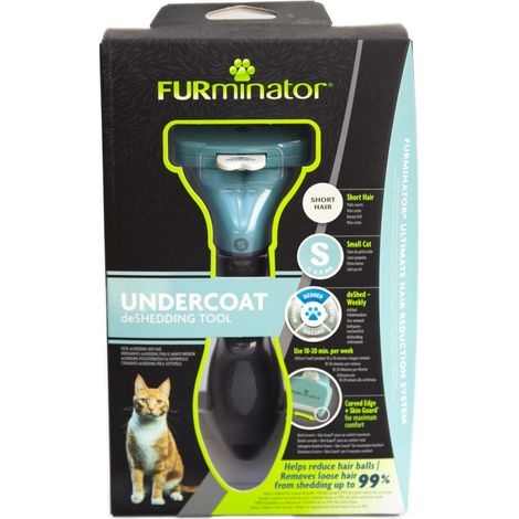 FURminator für kurzhaarige kleine Katzen, deShedding Pflege Werkzeug (1/5)
