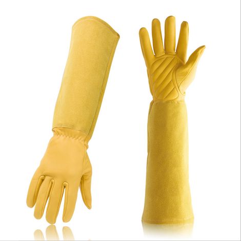 1 Paire Gants de jardinage,Protection avant-bras,Résistant épines,Velours polyester,Femmes