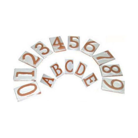 NUMERO CIVICO IN TERRACOTTA CORNICE PER NUMERO CIVICO 1 2 3 POSTI 00762V LETTERA E (27626)