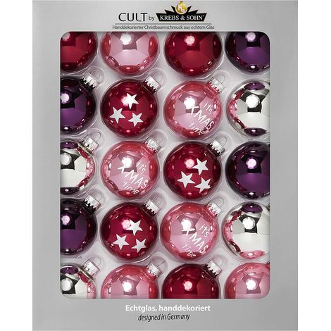 Boules de Noël en Verre 5,7 cm (1/5)