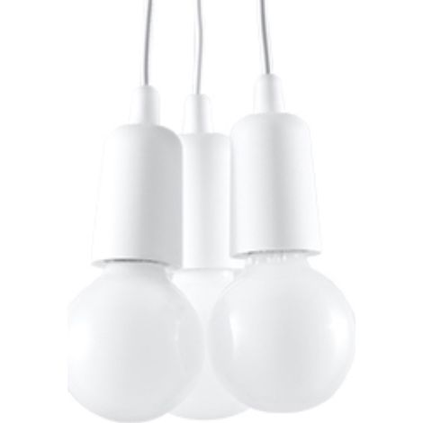 Lampe suspendue blanche Diego 3 (1/10)