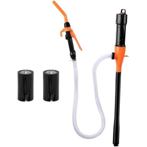 BUNTHAUS Pompe de Transfert à Liquide Par Batterie, Pompe à Eau électrique à Piles, Pompe à Siphon de Pompe à Carburant pour Gaz, Eau, Huile, Autres Liquides (1/5)