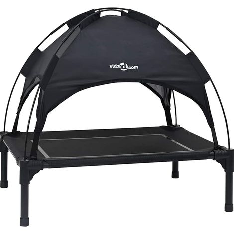 Lit pour Chien Noir 71 x 64 x 71 cm Acier (1/5)