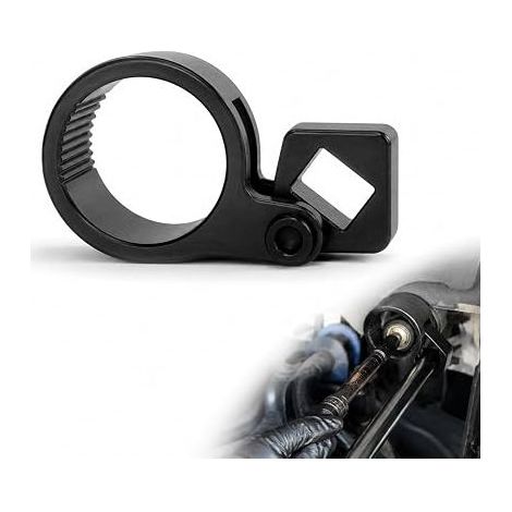 Reparaturwerkzeug für Lenkhebel (27–42 mm), schwarzes, robustes Werkzeug zum Zerlegen von Axialkugelgelenken, Abzieher und Ausdreher für Axialkugelgelenke an Pkw (1/3)