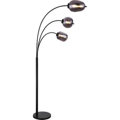 Globo - lámpara de mesa - BLACKY - negro - vidrio - lámpara de (1/5)