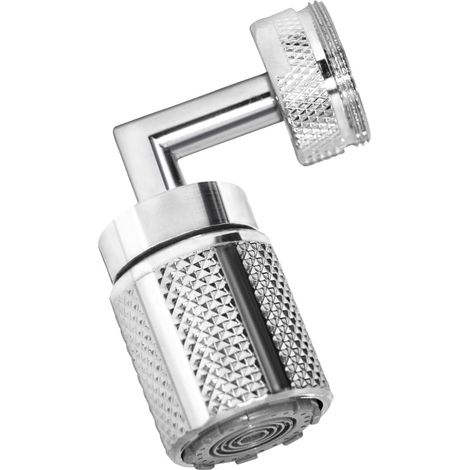 Embout Robinet 720° Salle De Bain Accessoire Mousseur 3 Modes & Économiseur d’Eau Robinet Cuisine Adaptateur Universel M22/M24 Sans Outil pour Cuisine & Salle de Bain