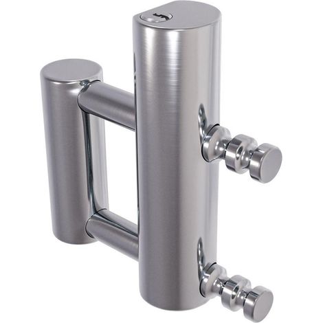 AMIG candado ballesta 131x135x26 cromado , Candado de seguridad para puertas de ballesta Amig.
- Diseñado específicamente para asegurar puertas de ballesta (también conocidas como (1/4)