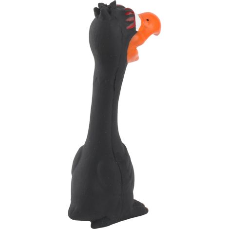 Jouet pour chien Poulet Crieur Interactif Résistant aux Morsures, Jouet Sonore à Presser pour Chiens de Petite, Moyenne et Grande Taille Noir (1/5)