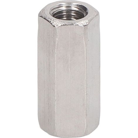 10 Écrous de Raccordement Hexagonaux en Acier Inoxydable 304 pour Assemblages Filetés, Boulons et Tiges (1/5)