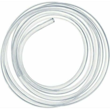Tuyau souple transparent 2m – PVC – Diamètre intérieur 16mm – Diamètre extérieur 20mm – Résistant aux hautes températures – Pour eau potable et essence (1/5)