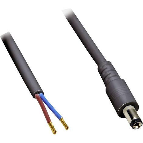 Câble de raccordement basse tension BKL Electronic 075180 DC mâle - extrémité(s) ouverte(s) 5.50 mm