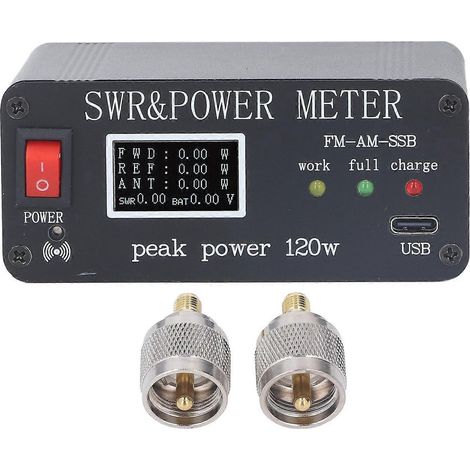 SWR-Leistungs-Wellenlängenmesser (1,8 MHz–50 MHz) mit OLED-Schirm, Kurzwellenantennentuner