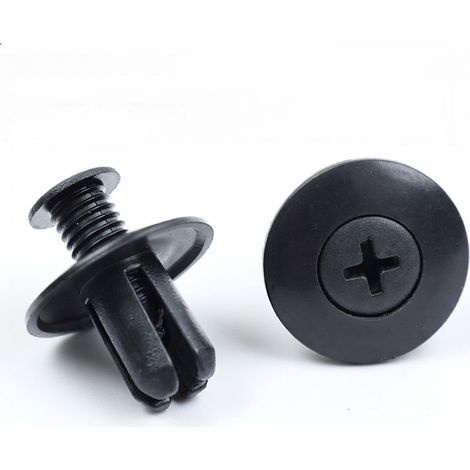 Clips de expansión universales agujero 8 mm para coche - 30 piezas (1/5)