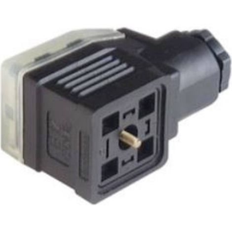 Presa del conduttore Nero GDME 3020 Poli:3 + PE 934 455-100-1 Hirschmann Contenuto: 1 pz.