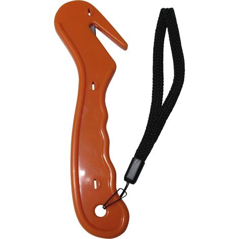 Hay Net Safety Cutter Orange (Horse Straw Stable Round Bale Blade Hook)