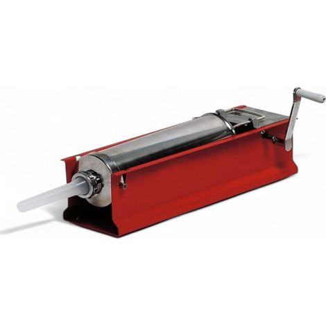 Insaccatrice manuale in acciaio inox 18-10 con imbuti e selezione di 2 velocità - 8 Kg (1/2)