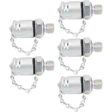 5Pièces Raccord d'Essai Hydraulique Fileté M12x1.5 Coupleur Connecteur Mesure Pression PT/PPTM (1/5)