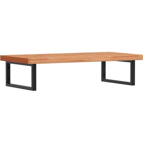 Maison Exclusive - Waschbeckenregal Wandmontage Stahl und Massivh