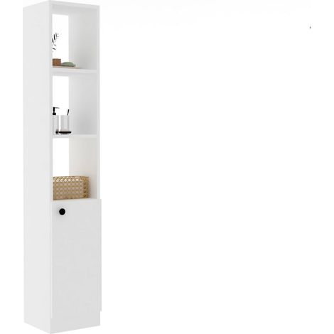 Mueble de baño, armario de baño, espacio de almacenamiento. Cabinet Blanco (1/4)