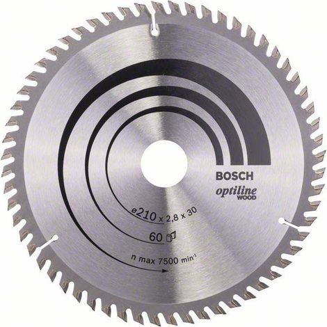 Bosch PRO Wood Kreissägeblatt 210 x 2,8 x 30 mm - 2608641190