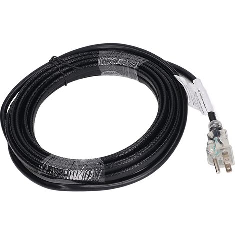 Ortviai Ruban Chauffant pour Tuyaux d'Eau FSL25-2-PJ2(FD10) 10 m, Étanche IP68, Chauffe Rapide, 110 V (1/3)