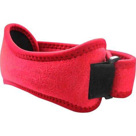 Sangle rotulienne Petalla, bande de soutien tendineux ajustable, absorption des chocs, rouge, taille réglable, bande de compression genou (1/5)
