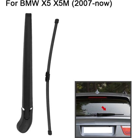 Bras Et Lame D'Essuie-Glace De Lunette Arriere De Voiture Ensemble De Remplacement Complet Pour Bmw E70 X5 X5M (1/5)