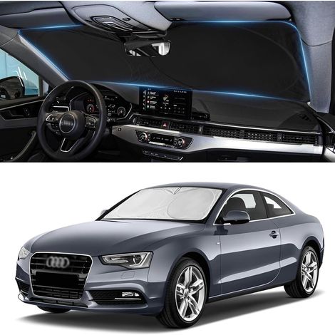 Custom Sunshade for Audi A4 A5 & S5 RS5 2018-2025 - Windshield Screen Protector - Blocks UV Rays - Cool Car Accessory (1/5)