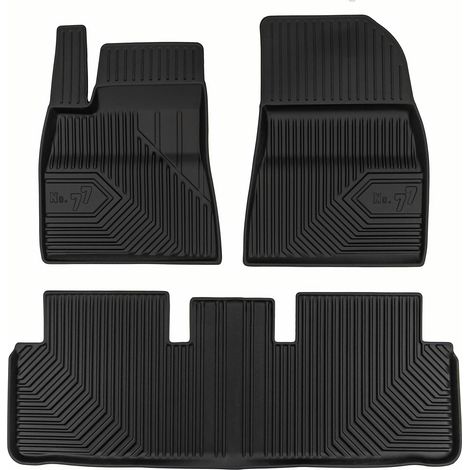 Tapis de Sol de Voiture pour Tesla Model 3 2023-2025 FL TPE Imperméable 3Pcs (1/5)