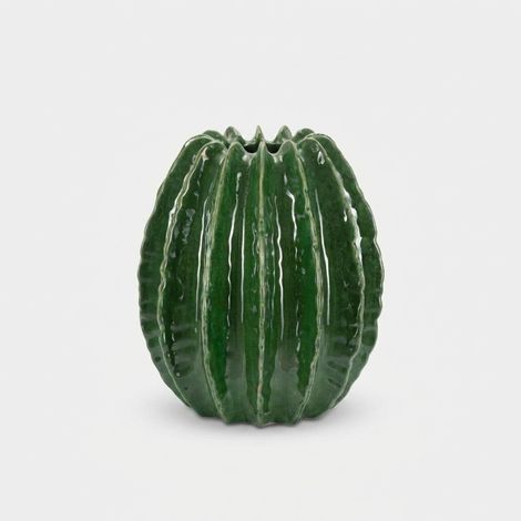 Jarrón decorativo de cerámica Cactus Ball 31 (1/5)