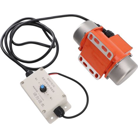 Moteur vibrant pour béton avec variateur de vitesse, 24 V CC, sans balais, IP65, en alliage d'aluminium, 70 W (1/5)
