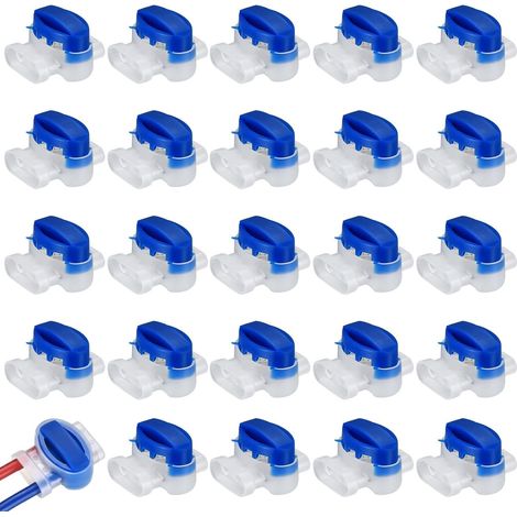 25 pezzi connettori per cavi per robot tosaerba, connettori per cavi riempiti di resina, connettori riempiti di gel per robot tosaerba da giardino Automower da esterno