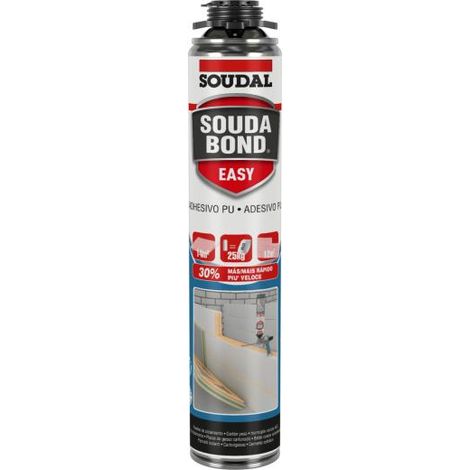 Adesivo poliuretanico soudabond easy soudal 750 ml - pistola