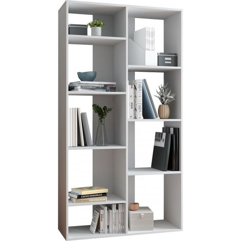 Rayonnage 9 Niches Blanc 185 cm LINEA (1/4)