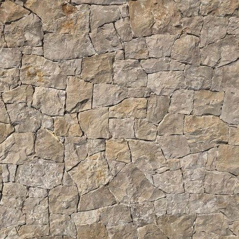 Parement Pierre Naturelle Cahors Clair - Couche 1m² - Ti'ma Stone (1/3)