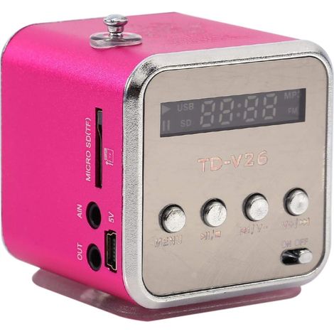 Radio FM, portable, de poche, charge disques TF/SD/U, stéréo, 2 à 5 heures Radio FM, portable, de poche, charge disques TF/SD/U, stéréo, 2 à 5 heures (1/5)