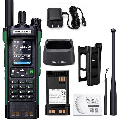 Radio portative talkie-walkie 10 W GPS APRS bande double programmation sans fil de fréquence type C radio amateur portable (1/5)