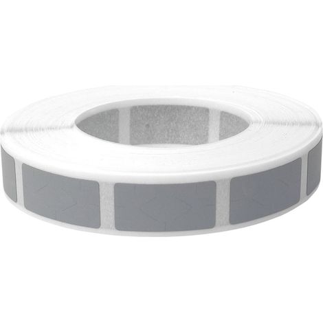 Adesivi rettangolari gratta e vinci 10x20mm grigi x1000