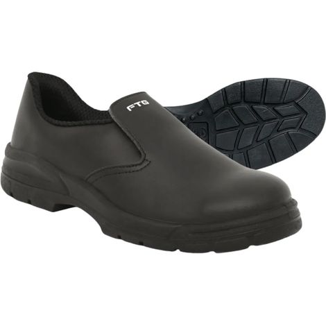 Scarpe Antinfortunistiche Nere FTG Chef Black S2 Bianco 44