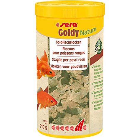Sera Goldy Flakes - Confezione 1000 ml - Alimenti PESCI (1/4)
