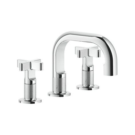 Gessi Inciso+ mezclador de lavabo de 3 agujeros, caño H=59 mm x