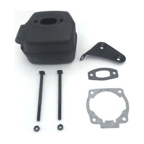 Silencieux d\'chappement avec boulon et joint pour Husqvarna Husky 50 51 55 trononneuse (1/3)