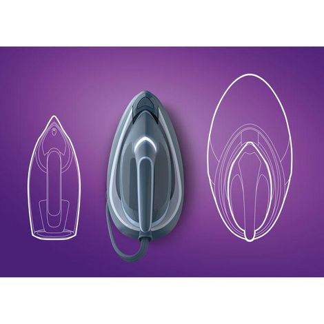 Dampfbügeleisen - PHILIPS - PSG6042/20 - PerfectCare Compact Serie 6000 - 8 bar - 1,8L - Blau