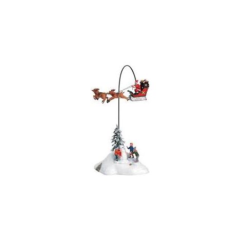 LEMAX-BABBO NATALE SU SLITTA VOLANTE - NATALE PRESEPE NATALIZIO 54353