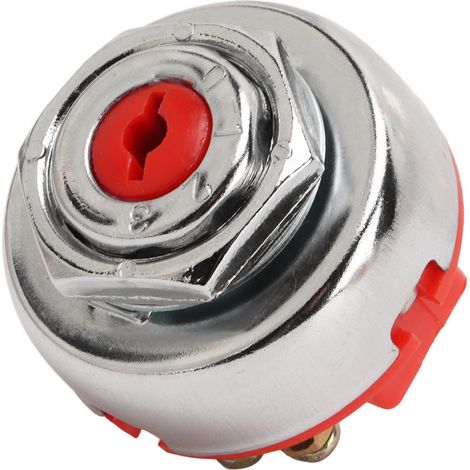 Interrupteur d'allumage 8 pôles, contacteur de démarrage avec clé pour tracteur tondeuse autoportée, pièce de rechange compatible (1/5)