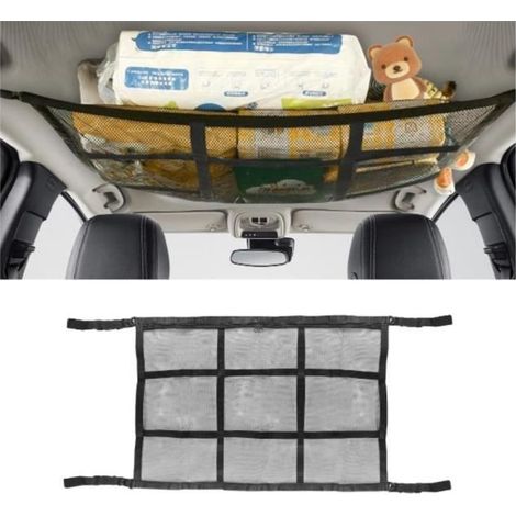 Filet de rangement voiture - Non spécifié - 90cm x 65cm - Multifonctionnel - Installation facile - Durable (1/4)