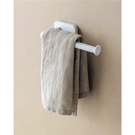 Porta salviette in acciaio inox bianco cubik