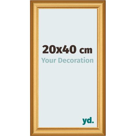 yd. - Cadre photo 20x40 - Or Mat - MDF - Lazio