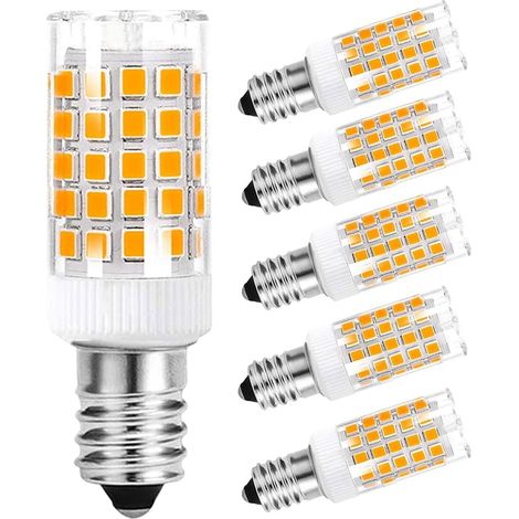 QAZQA Ampoule LED E14, 9W (Équivalent Halogène 65W ) Blanc Chaud 3000K 700LM Petite vis Edison Non Dimmable Sans Scintillement AC 220-240V pour Plafonniers, Hotte Cuisine, Lampes de Bureau, Paquet de 